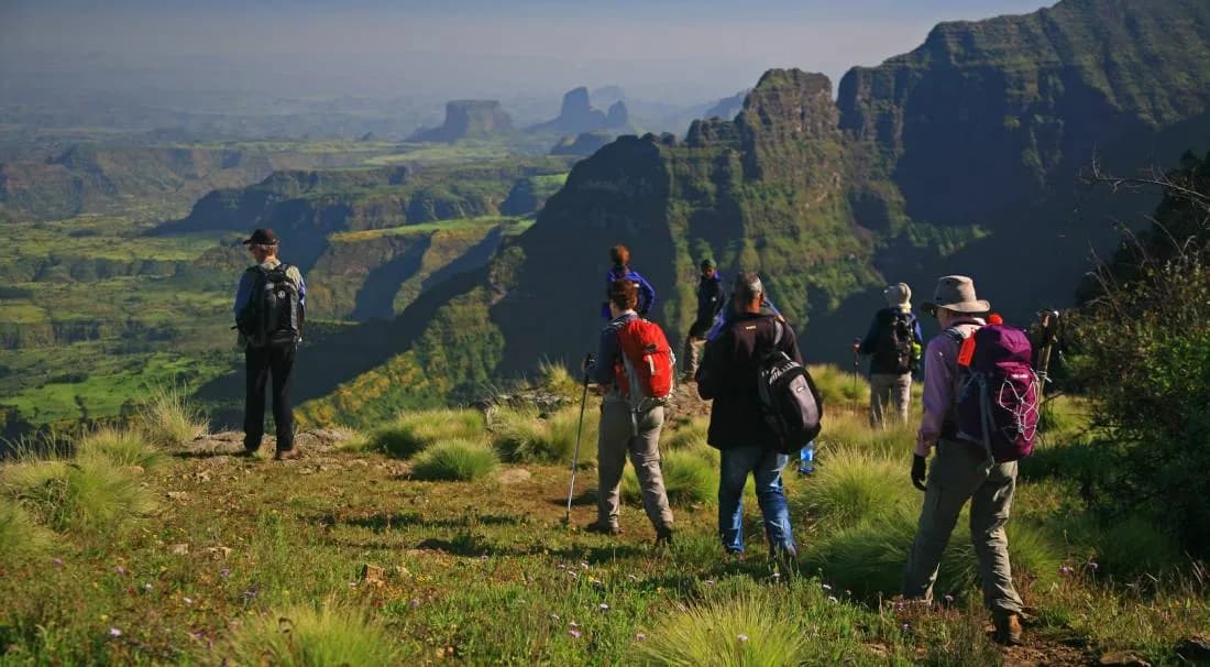 Simien Mountains trail
